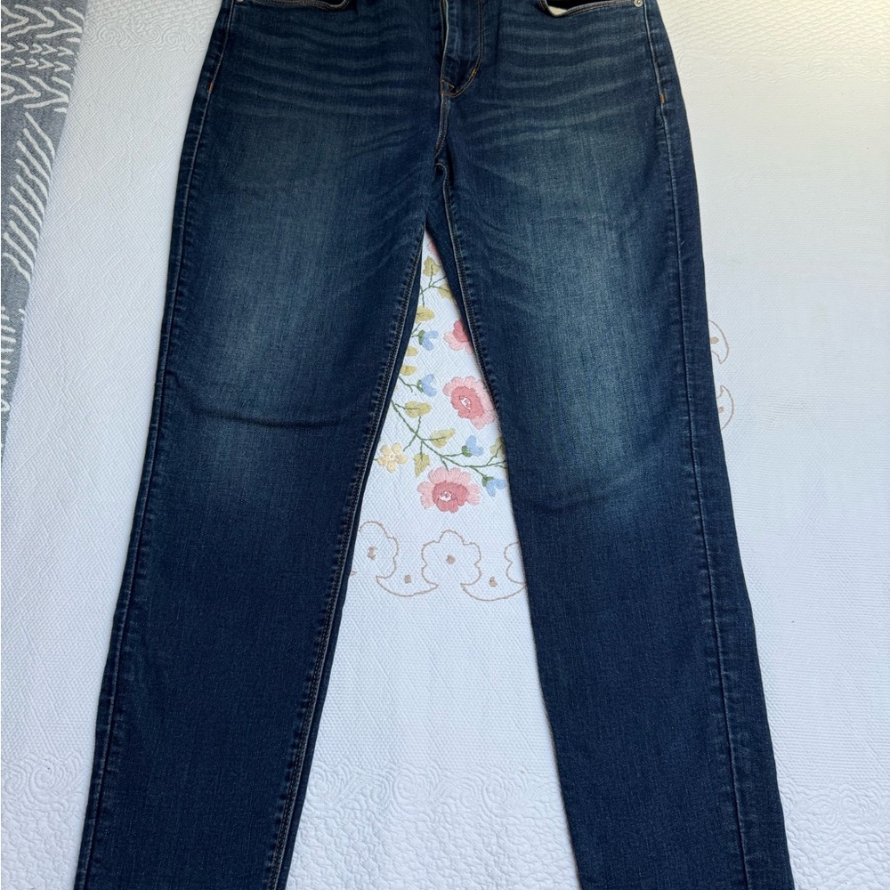 Classic Dark Wash Women’s Jeans - Navy Blue